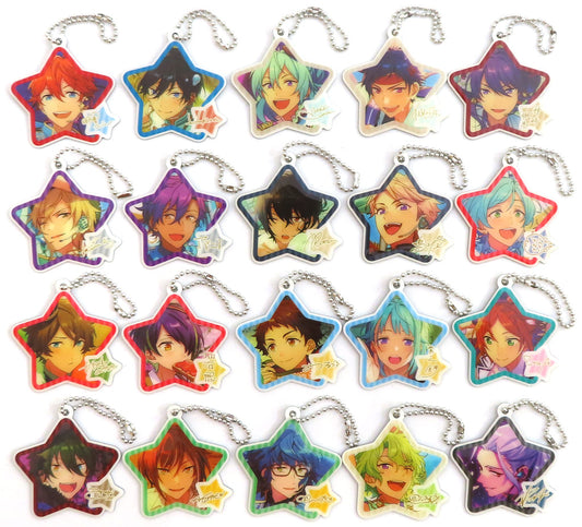 Souma Kanzaki, etc. Ensemble Stars! Kyuvic Plate Keychain Part 7 All 20 Types Set Key Chain [USED]