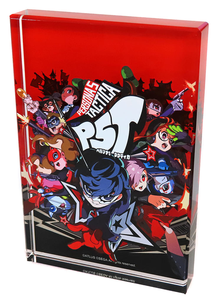 Persona 5 Tactica Package Illustration Acrylic Block Acrylic Stands [USED]