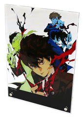 Persona Protagonist A4 Acrylic Panel Weekly Famitsu Collection ATLUS FES Exclusive Acrylic Stands [USED]
