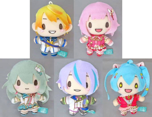 Tsukasa Tenma, etc. Hatsune Miku: Colorful Stage! Fuwapuchi Mascot Wonderlands X Showtime Brand New World Ex All 5 Types Set Mascot [USED]