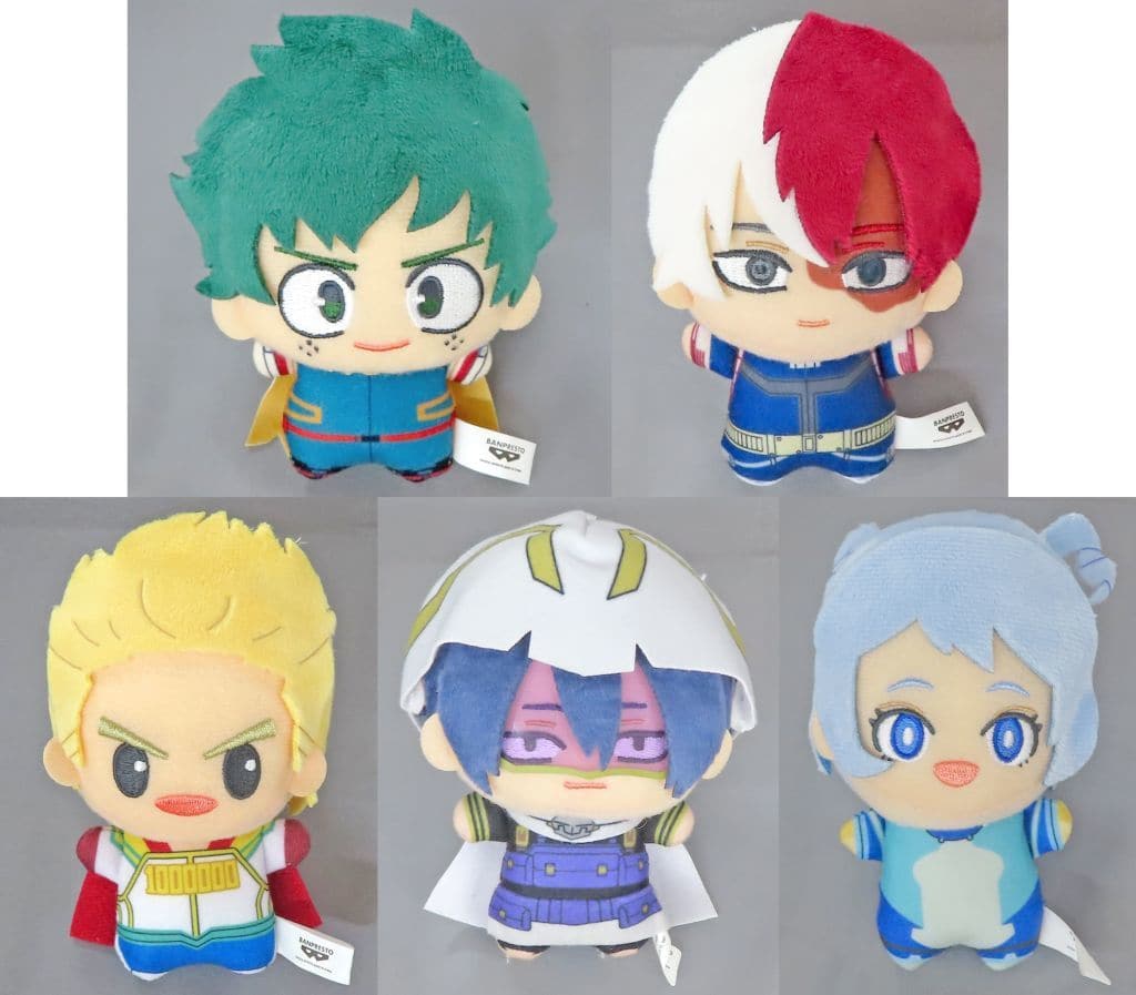 Shoto Todoroki, etc. My Hero Academia Chibigurumi Vol.6 All 5 Types Set Key Chain [USED]