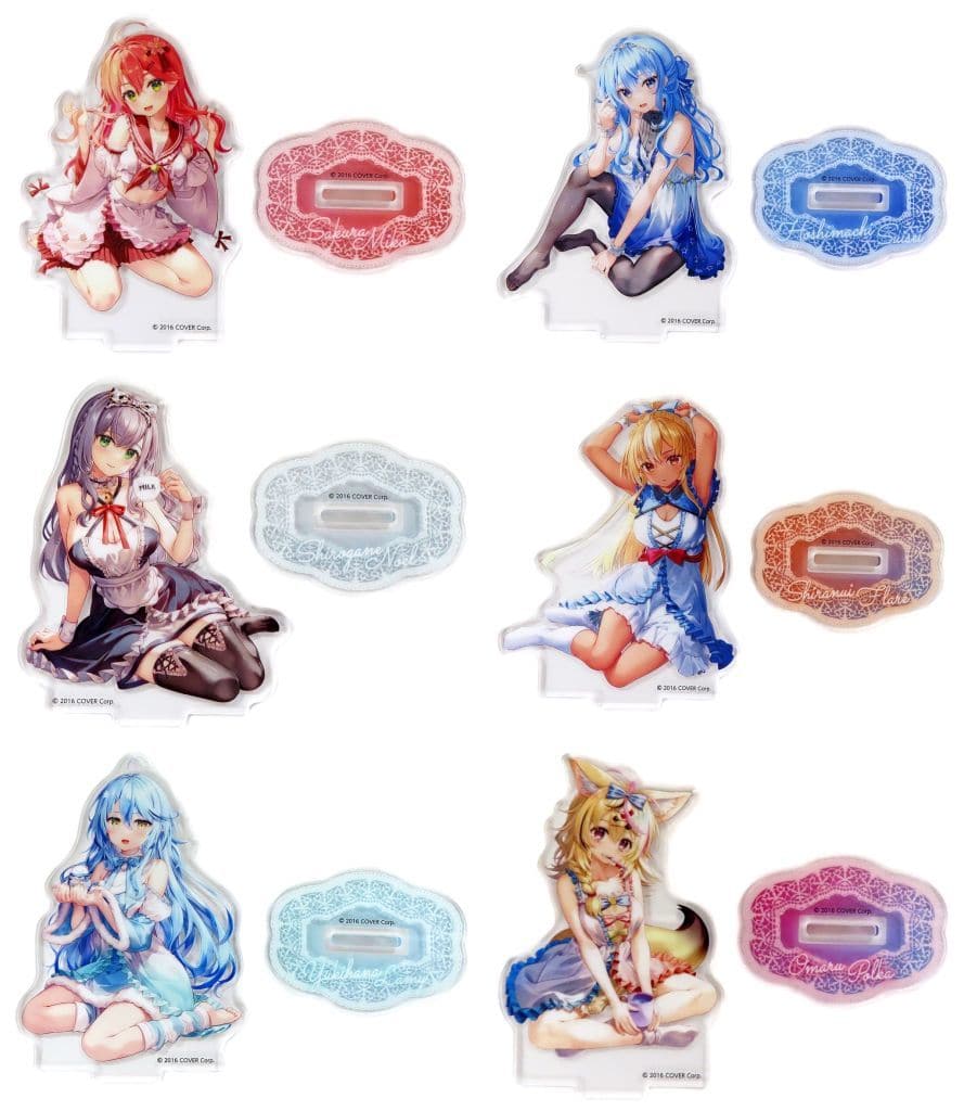 Sakura Miko, etc. Room Ver. VTuber Hololive Hololive Lottery Hololife! Repeat! Acrylic Stand Room Ver. Acrylic Stand Prize All 6 Types Set Acrylic Stands [USED]