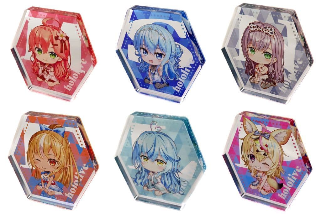 Sakura Miko, etc. VTuber Hololive Hololive Lottery Hololife! Repeat! Acrylic Block Acrylic Block Prize All 6 Types Set Acrylic Stands [USED]