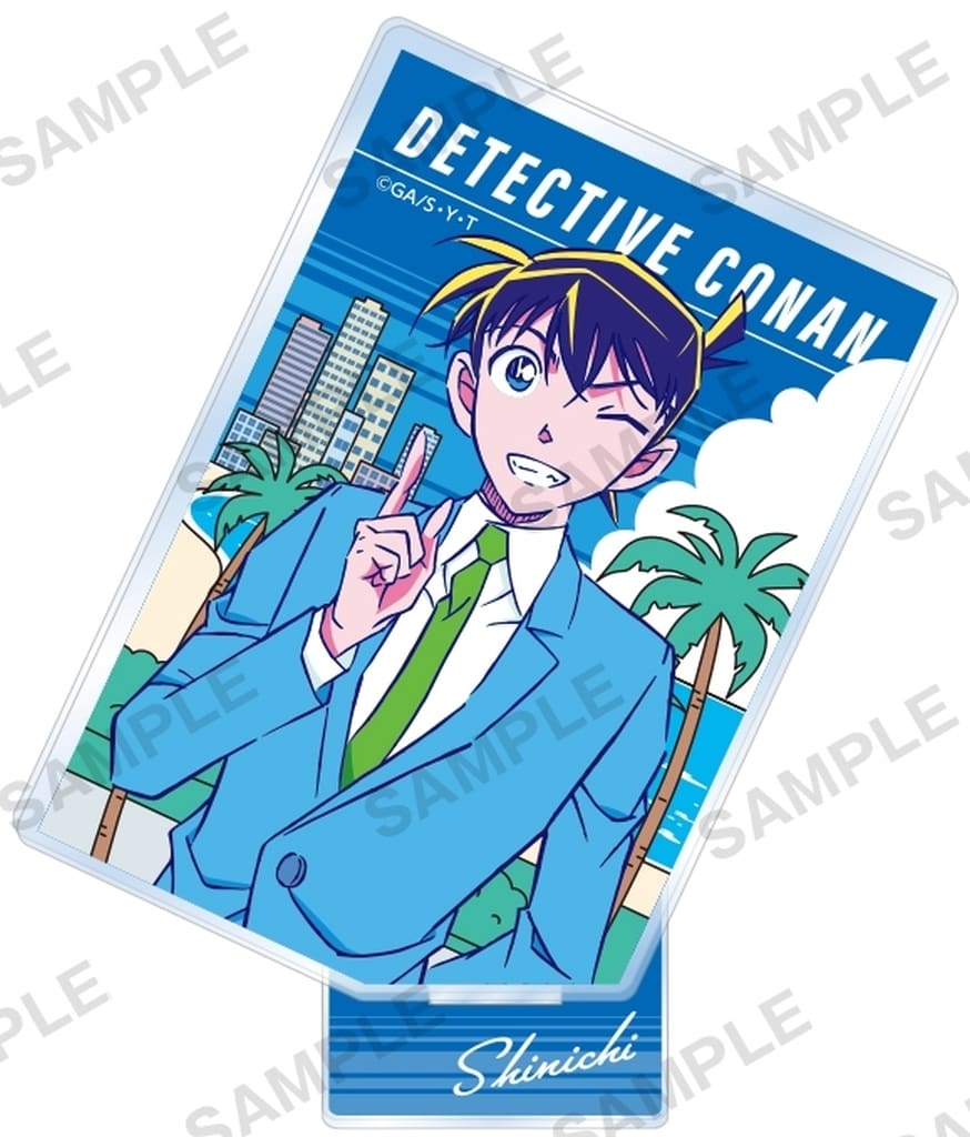Shinichi Kudo Detective Conan Square Acrylic Stand City Pop Ver. Vol.2 Acrylic Stand [USED]