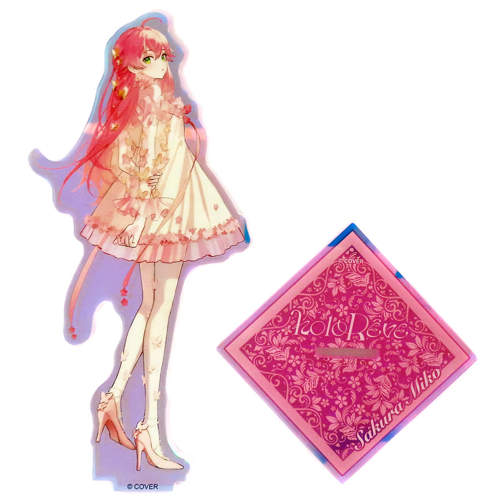 Sakura Miko VTuber Hololive HoloReve Collection No.1 Acrylic Stand Only Shop & Fair Exclusive Acrylic Stands [USED]