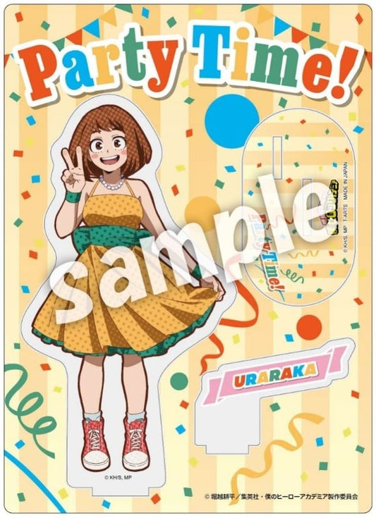 My Hero Academia Ochaco Uraraka Party Time! Acrylic Stand Plate Acrylic Stands [USED]