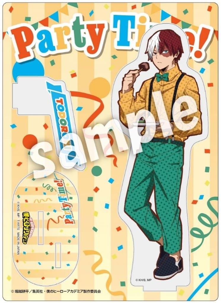 My Hero Academia Shoto Todoroki Party Time! Acrylic Stand Plate Acrylic Stands [USED]