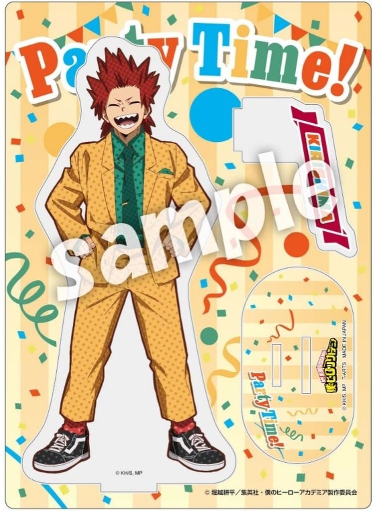 My Hero Academia Eijirou Kirishima Party Time! Acrylic Stand Plate Acrylic Stands [USED]