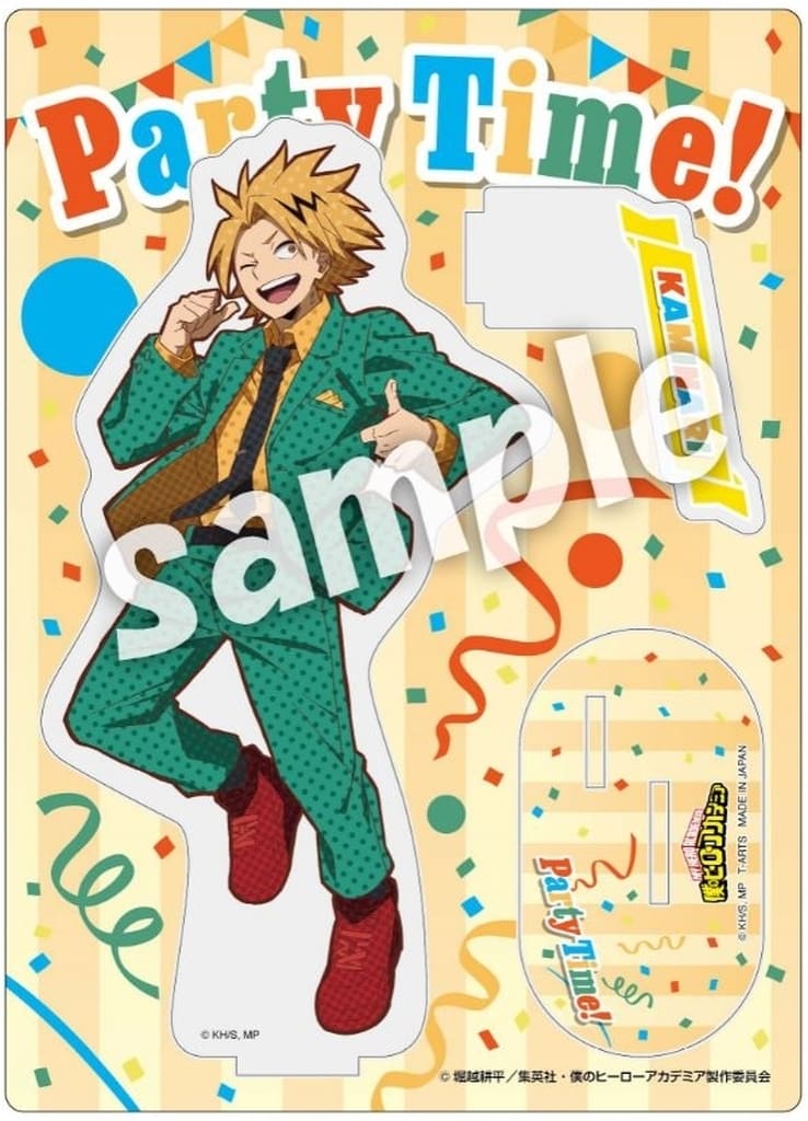 My Hero Academia Denki Kaminari Party Time! Acrylic Stand Plate Acrylic Stands [USED]