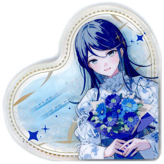 Ichika Hoshino Hatsune Miku: Colorful Stage! Heart-Shaped Acrylic Block 4th Anniversary Thanksgiving Limited Acrylic Stands [USED]