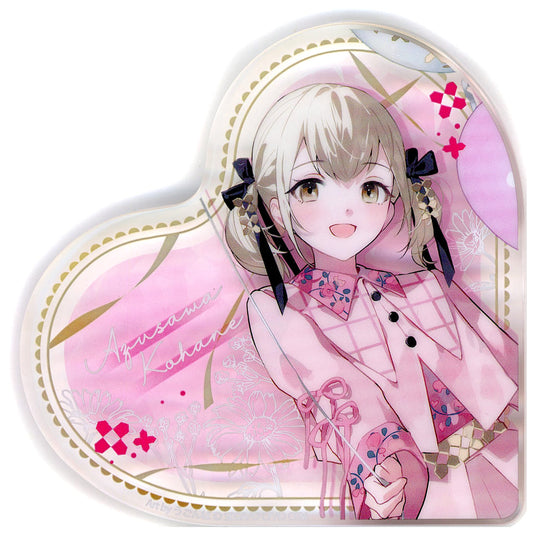 Kohane Azusawa Hatsune Miku: Colorful Stage! Heart-Shaped Acrylic Block 4th Anniversary Thanksgiving Limited Acrylic Stands [USED]