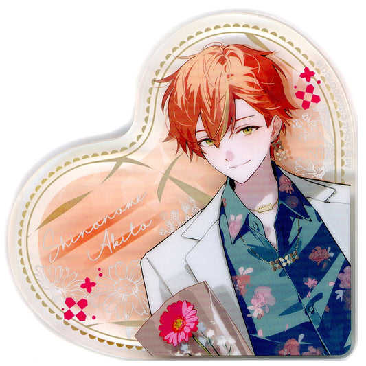 Akito Shinonome Hatsune Miku: Colorful Stage! Heart-Shaped Acrylic Block 4th Anniversary Thanksgiving Limited Acrylic Stands [USED]