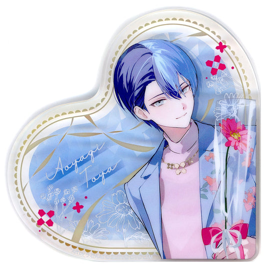 Toya Aoyagi Hatsune Miku: Colorful Stage! Heart-Shaped Acrylic Block 4th Anniversary Thanksgiving Limited Acrylic Stands [USED]