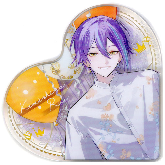 Rui Kamishiro Hatsune Miku: Colorful Stage! Heart-Shaped Acrylic Block 4th Anniversary Thanksgiving Limited Acrylic Stands [USED]