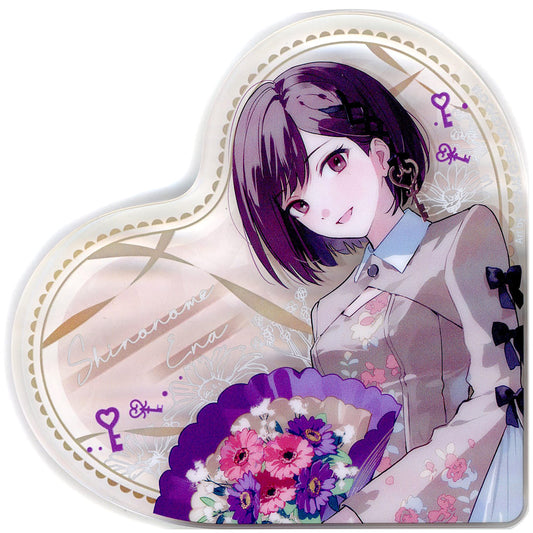 Ema Shinonome Hatsune Miku: Colorful Stage! Heart-Shaped Acrylic Block 4th Anniversary Thanksgiving Limited Acrylic Stands [USED]