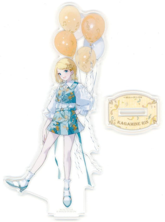 Rin Kagamine Hatsune Miku: Colorful Stage! Acrylic Stand 4th Anniversary Thanksgiving Limited Acrylic Stands [USED]