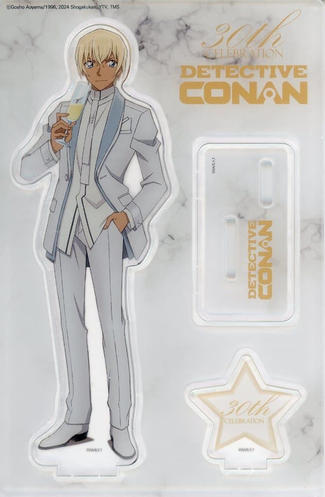 Toru Amuro Detective Conan 30th Anniversary Illustration Acrylic Stand Korea Limited Acrylic Stand [USED]