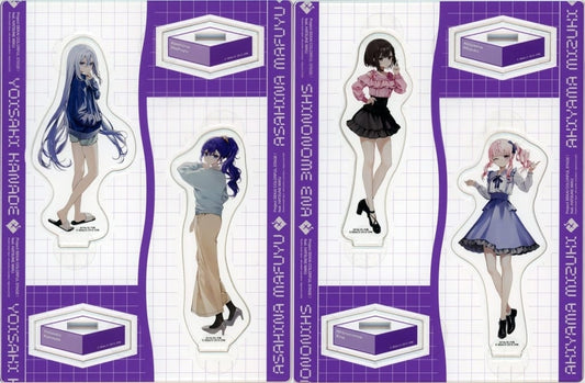 25-ji, Nightcord de. Hatsune Miku: Colorful Stage! Situation Acrylic Figure 4 Piece Set Acrylic Stands [USED]
