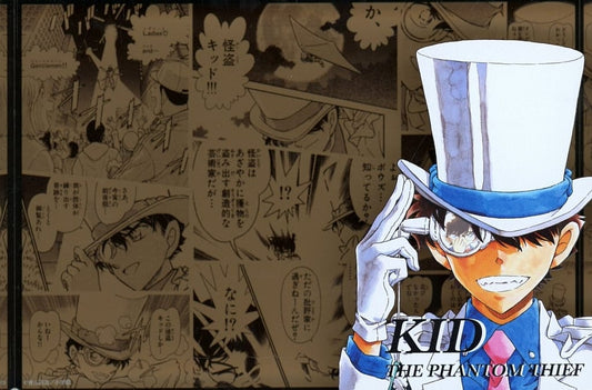Kid the Phantom Thief Detective Conan Chara Block Acrylic Stand [USED]