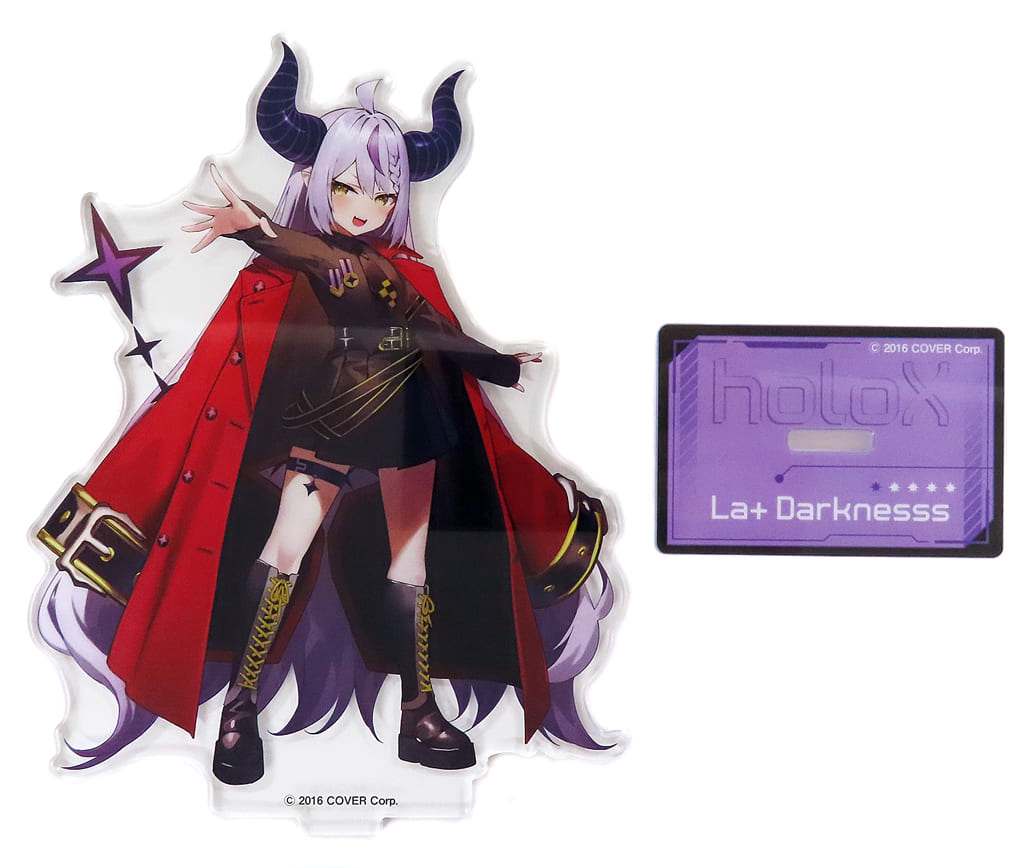 La+ Darknesss Japan Dodeka Nation Project VTuber Hololive Original Acrylic Stand Secret Society holoX LAWSON Limited Acrylic Stands [USED]