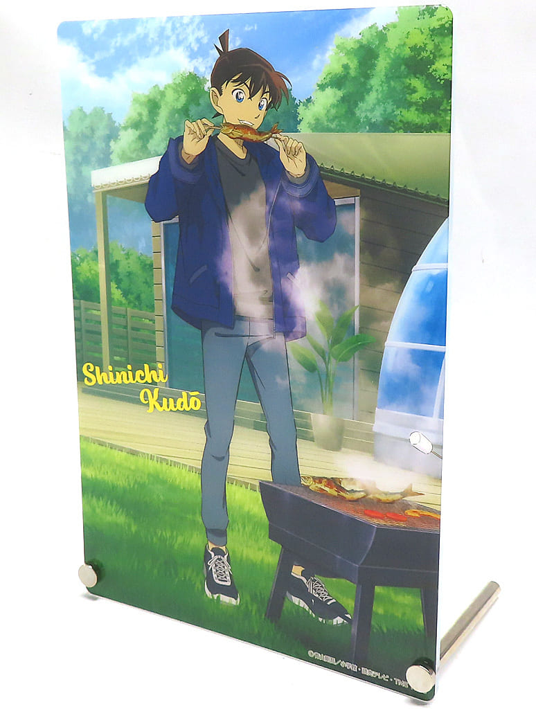 Shinichi Kudo Detective Conan Acrylic Panel Glamping Ver. Acrylic Stand [USED]
