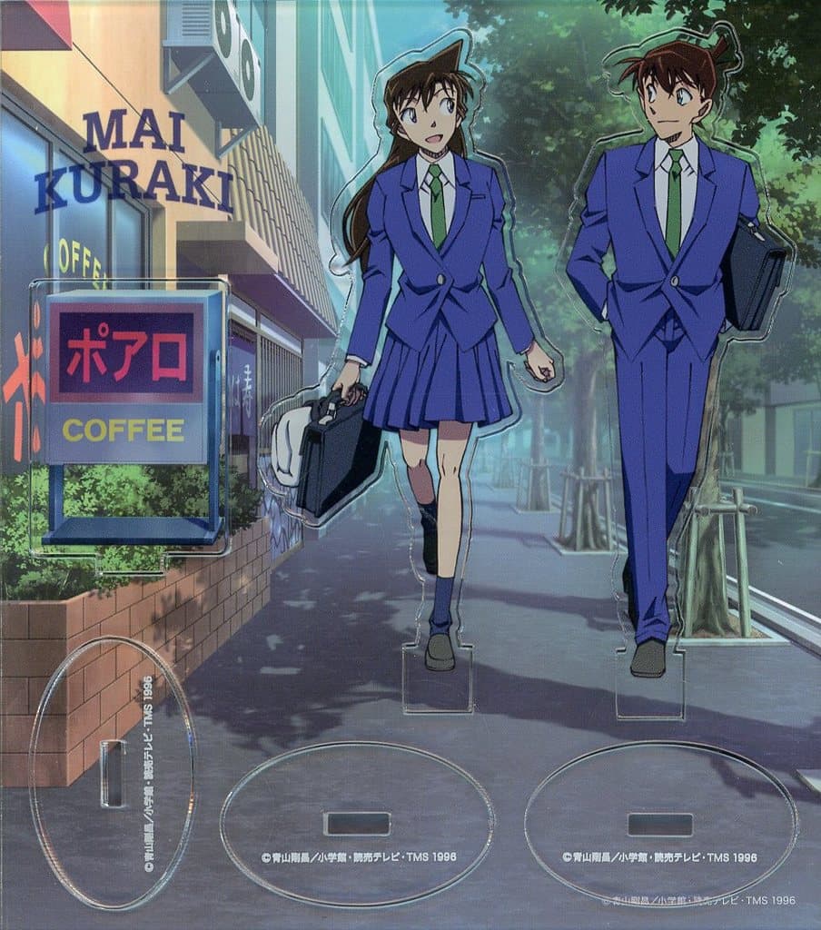 Shinichi Kudo Mori Ran Detective Conan Jacket Design Acrylic Stand CD Mai Kuraki / Forever for YOU Complete Limited Edition A Enclosed Bonus Acrylic Stand [USED]
