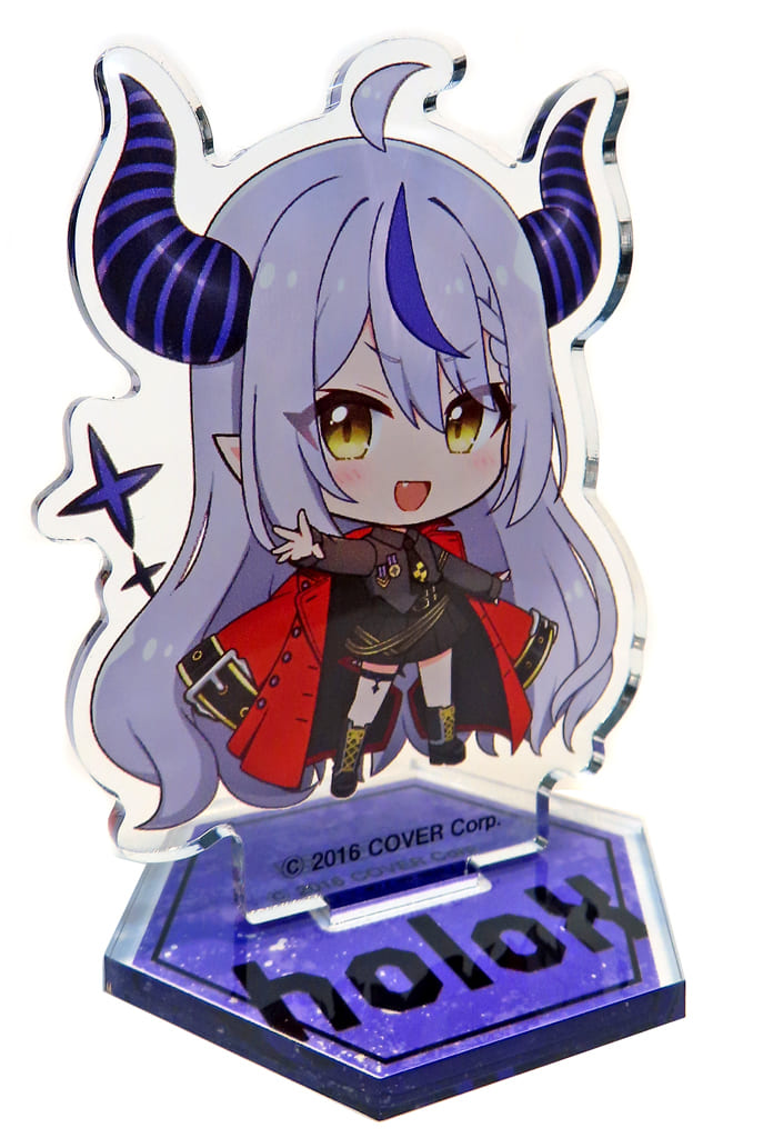 La+ Darknesss VTuber Hololive X Dodecamine Original Acrylic Stand Dodekamin BIG PET 600ml Lottery Prize Acrylic Stands [USED]