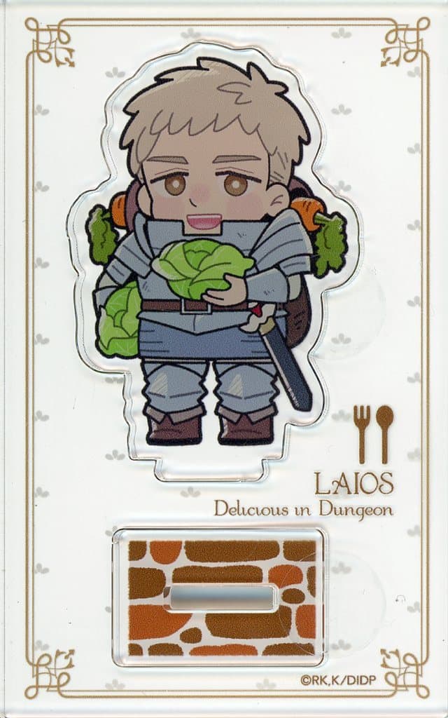 Laios Thorden Delicious in Dungeon Acrylic Stand Collaboration Cafe at atari CAFE&DINING Delicious in Dungeon Cafe Limited Acrylic Stands [USED]