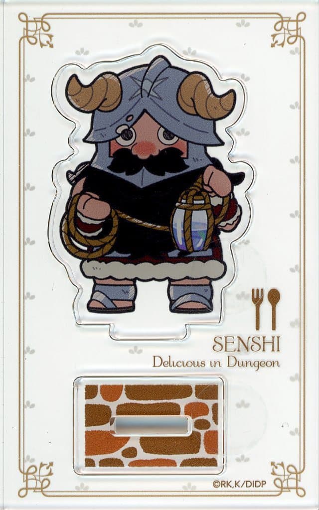 Senshi Delicious in Dungeon Acrylic Stand Collaboration Cafe at atari CAFE&DINING Delicious in Dungeon Cafe Limited Acrylic Stands [USED]