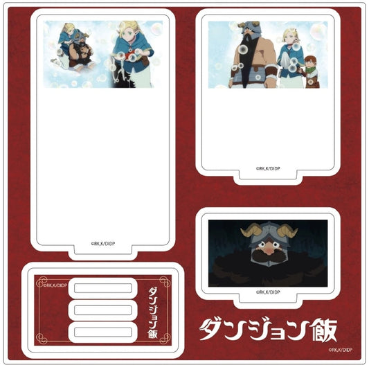 Marcille, etc. 08.D Delicious in Dungeon Scene Illust Acrylic Stand Plate Acrylic Stands [USED]