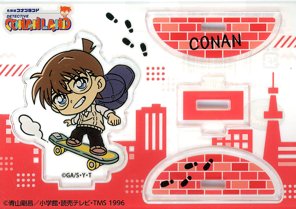Conan Edogawa Detective Conan Yurayura Acrylic Stand Detective Conan Land Divercity Tokyo Plaza Limited Acrylic Stand [USED]
