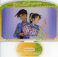 Hattori Heiji Kazuha Toyama Detective Conan Acrylic Stand TV Anime Opening Ver. Detective Conan Land Divercity Tokyo Plaza Limited Acrylic Stand [USED]