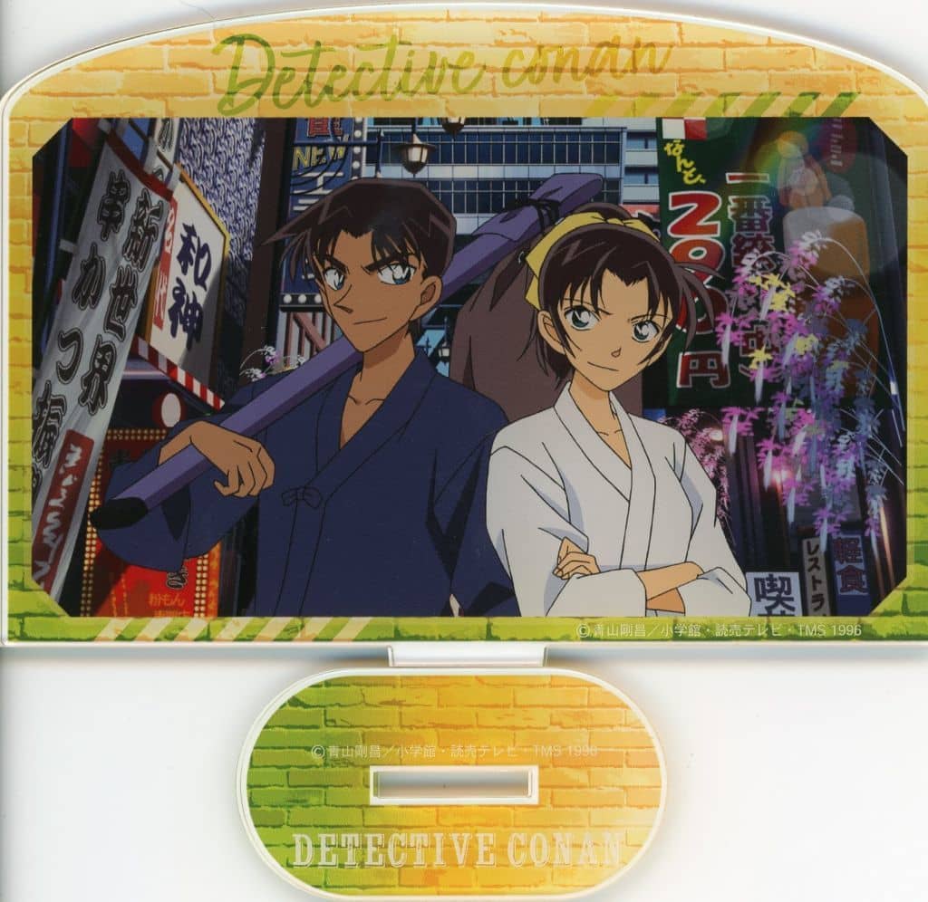 Hattori Heiji Kazuha Toyama Detective Conan Acrylic Stand TV Anime Ending Ver. Detective Conan Land Divercity Tokyo Plaza Limited Acrylic Stand [USED]