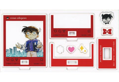 Conan Edogawa Detective Conan Oshi Chara Frame Stand Detective Conan Land Divercity Tokyo Plaza Limited Detective Conan Official App Oshichara Lottery Prize Acrylic Stand [USED]