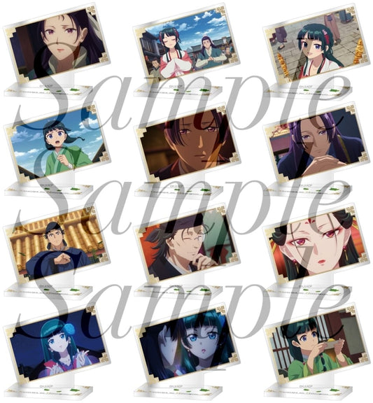 Jinshi, etc. The Apothecary Diaries Trading Mini Plate Stand Vol.2 All 12 Types Set Acrylic Stand [USED]
