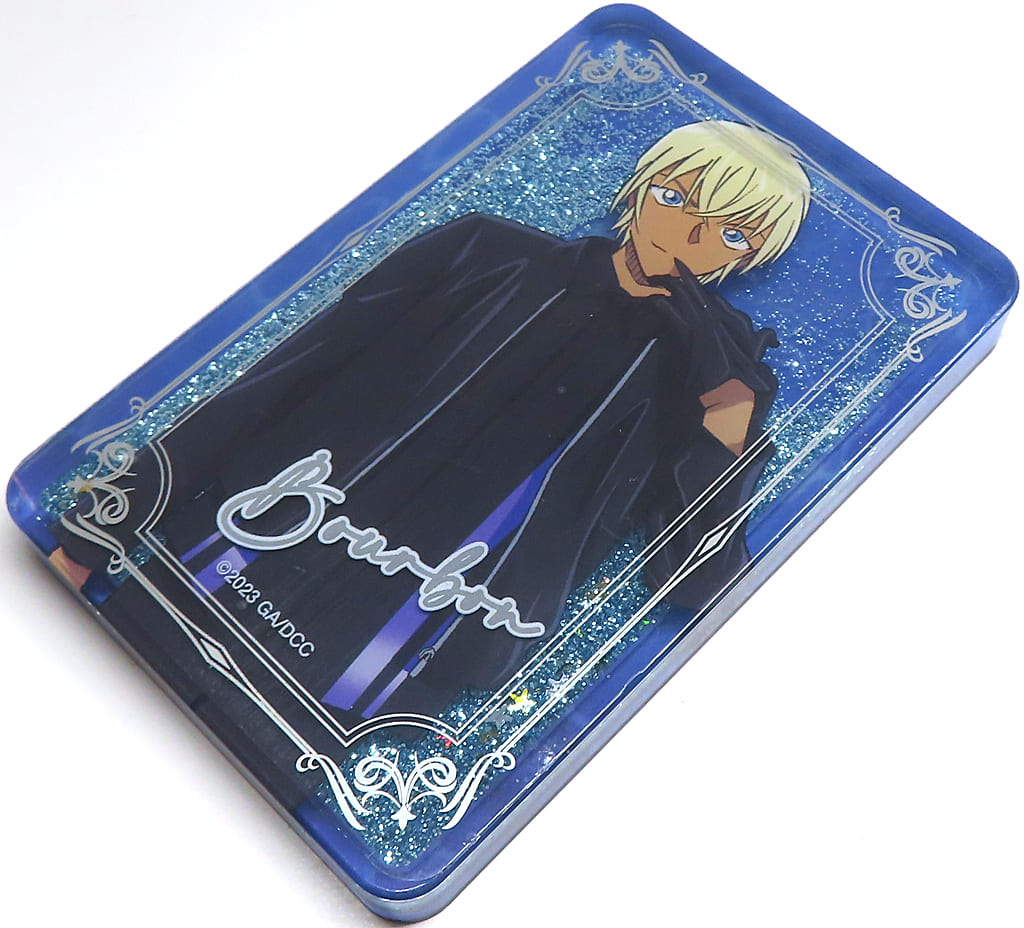 Bourbon Detective Conan: Black Iron Submarine Glitter Acrylic Blocks Korea Limited Acrylic Stand [USED]