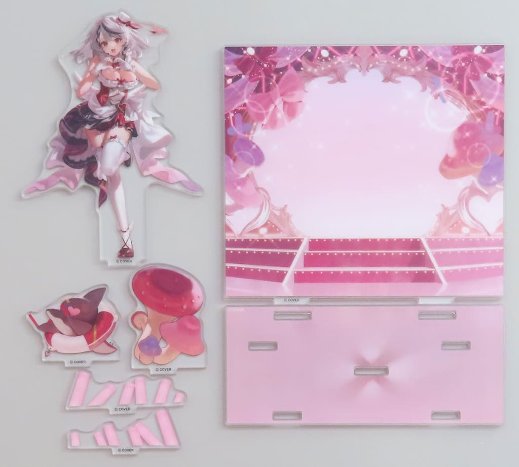 Sakamata Chloe VTuber Hololive Acrylic Diorama Stand 2024 Birthday Celebration Acrylic Stands [USED]