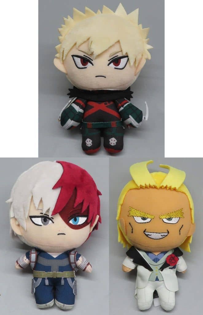 My Hero Academia: You're Next Katsuki Bakugo & Others Plush Mascot Vol.2 All 3 Types Set Plush [USED]