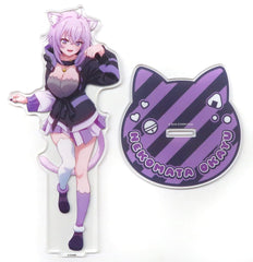 Nekomata Okayu VTuber Hololive Neko Kaburi-na Release Commemorative Acrylic Stand 2024 Birthday Celebration Acrylic Stands [USED]