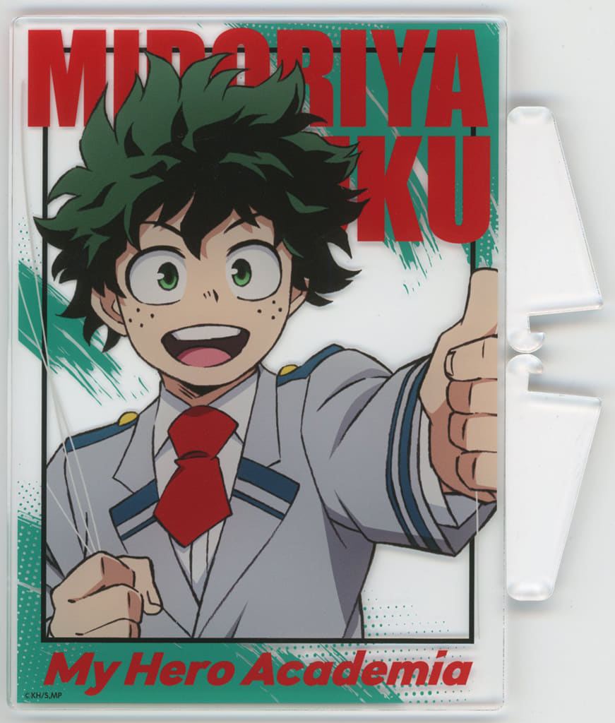 My Hero Academia Izuku Midoriya Acrylic Board Yuei High School Open School Limited Fire the SMASH Roulette! Prize S Acrylic Stands [USED]