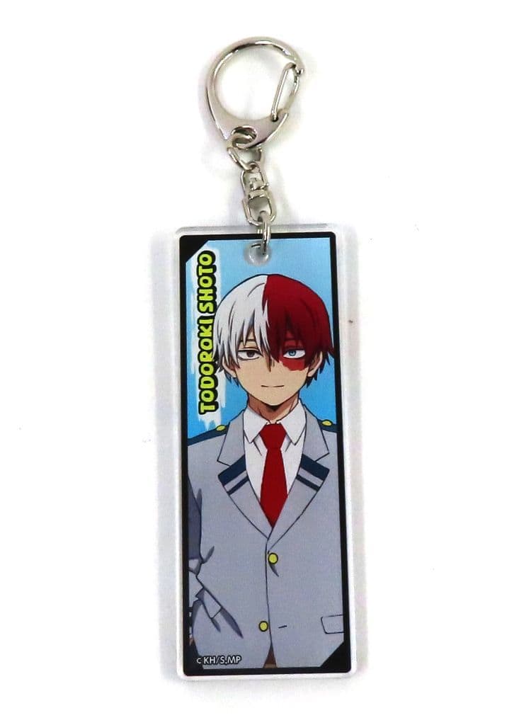 My Hero Academia Shoto Todoroki Acrylic Keychain Yuei High School Open School Limited Fire the SMASH Roulette! Prize A Keychains [USED]