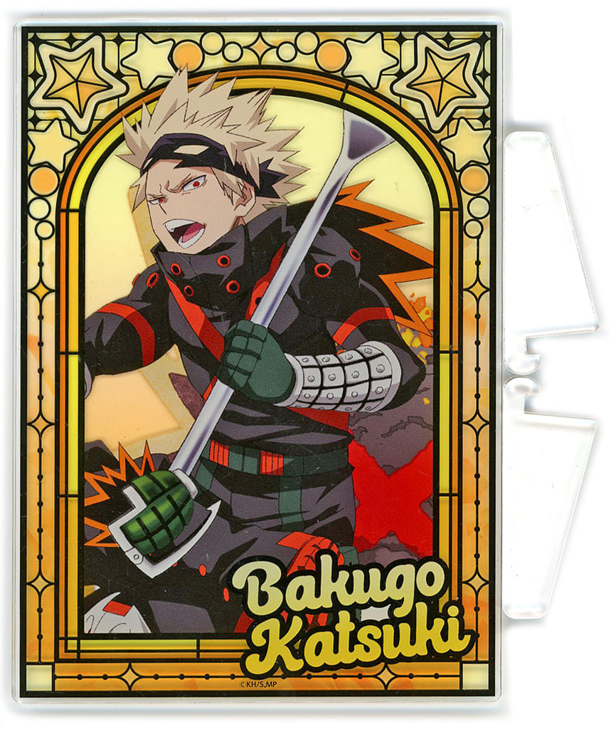 My Hero Academia Katsuki Bakugo Acrylic Board Yuei High School Open School Limited Make a Cream Soda! Prize S Acrylic Stands [USED]