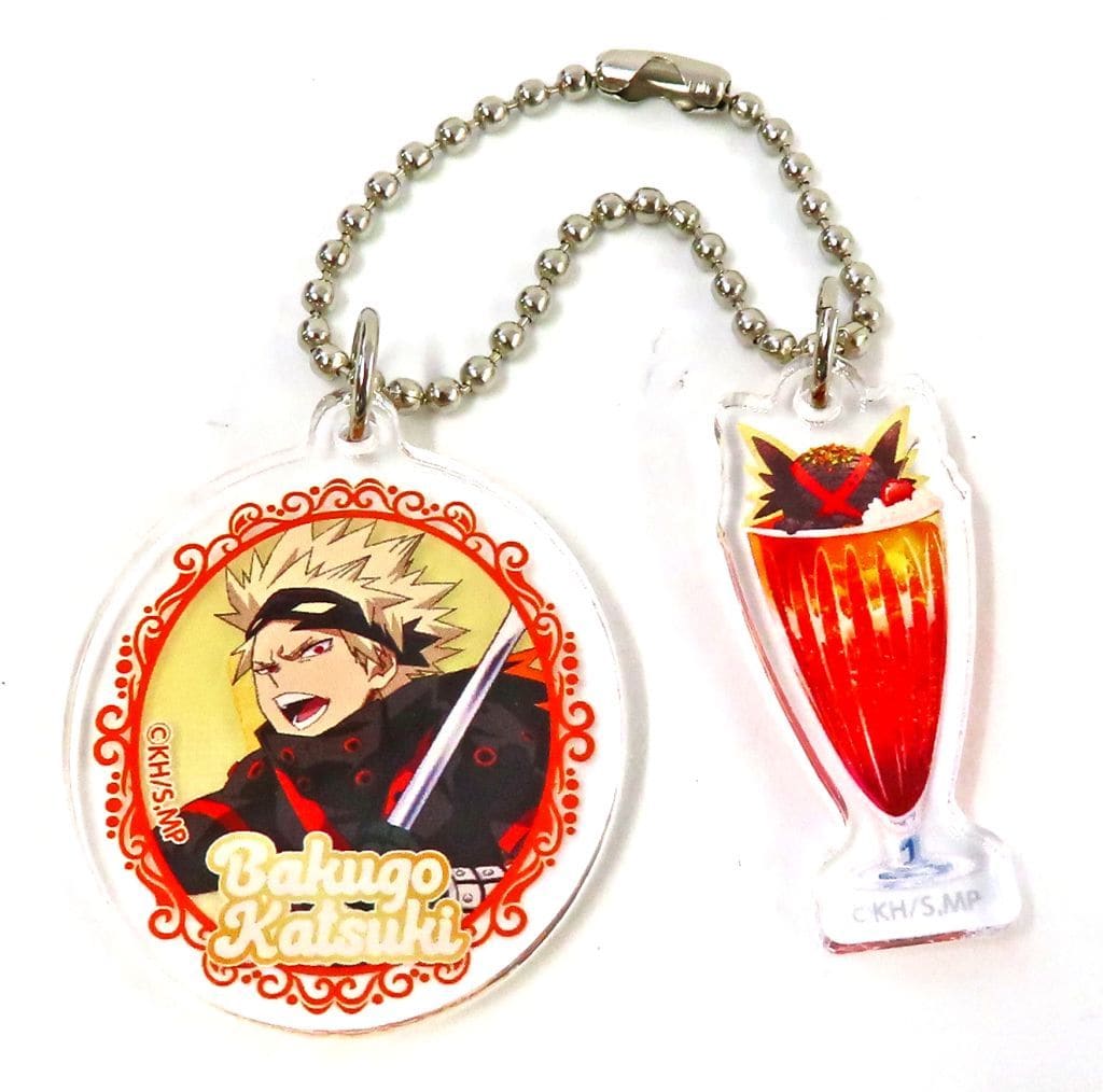 My Hero Academia Katsuki Bakugo Double Charm Yuei High School Open School Limited Make a Cream Soda! Prize A Charm [USED]