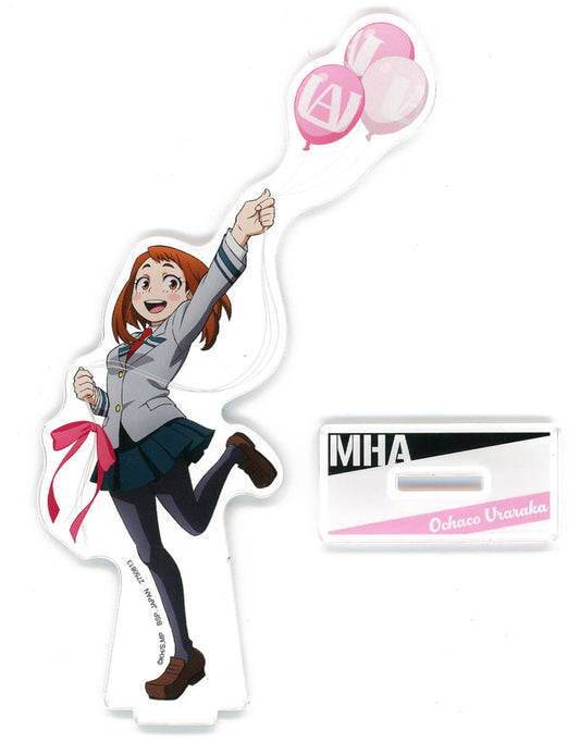 My Hero Academia Ochaco Uraraka Acrylic Plate with Stand Namco Campaign Yuei High School Open School Limited Acrylic Stands [USED]