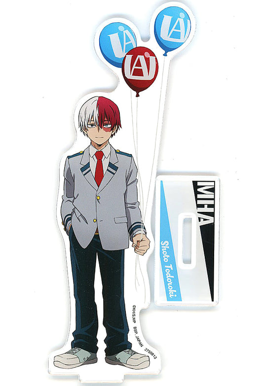 My Hero Academia Shoto Todoroki Acrylic Plate with Stand Namco Campaign Yuei High School Open School Limited Acrylic Stands [USED]