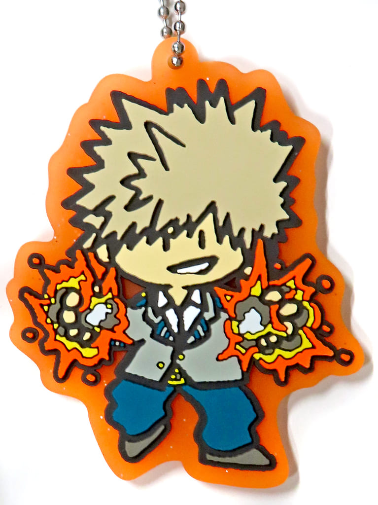My Hero Academia Katsuki Bakugo Capsule Rubber Mascot Yuei High School Open School Limited Keychains [USED]