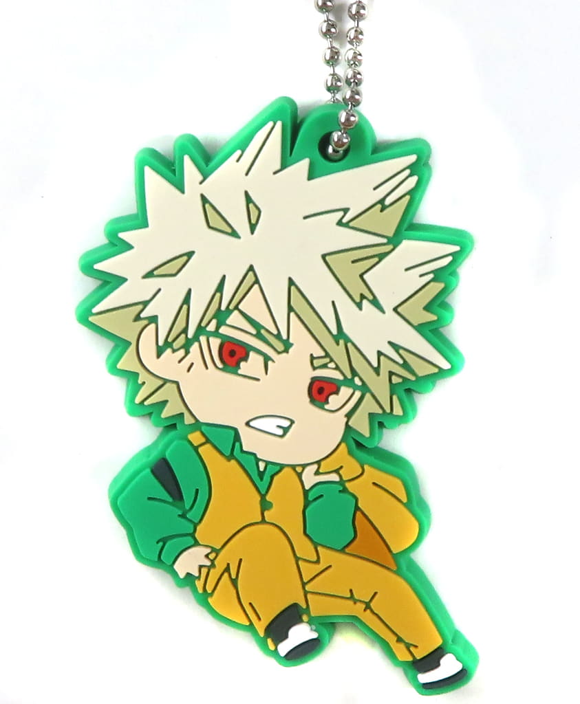 My Hero Academia Katsuki Bakugo Defo Rubber! Party Time! Keychain Keychains [USED]