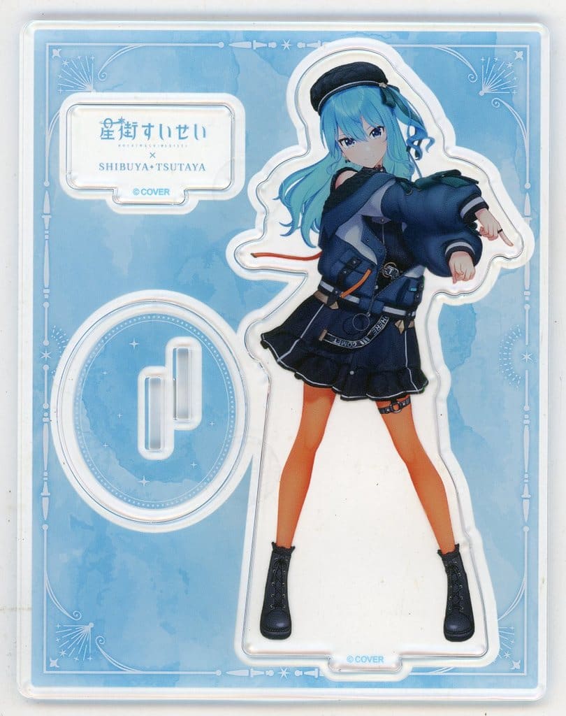Hoshimachi Suisei Choreography VTuber Hololive Acrylic Stand Pop-Up Shop at Shibuya TSUTAYA Vol.2 Exclusive Acrylic Stands [USED]