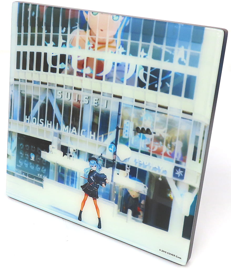 Hoshimachi Suisei VTuber Hololive Crystal Art Pop-Up Shop at Shibuya TSUTAYA Vol.2 Made-to-Order Exclusive Acrylic Stands [USED]