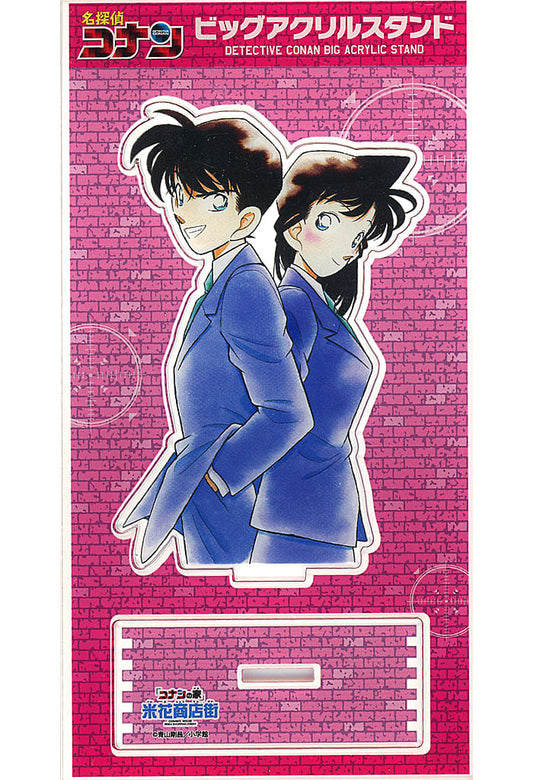 Shinichi Kudo Mori Ran Detective Conan Big Acrylic Stand Conan Department Store Exclusive Acrylic Stand [USED]